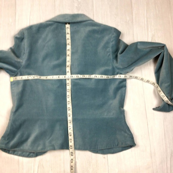 Velvet Blazer Rhinestone Buttons - Picture 10 of 10